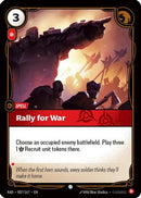 Rally for War (007/167) [Radiance] Foil