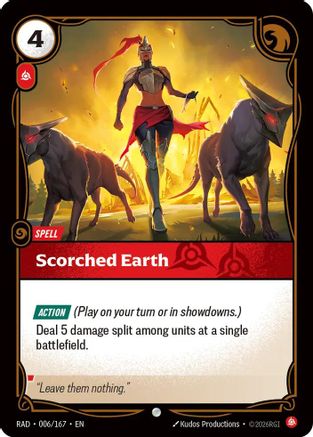 Scorched Earth (006/167) [Radiance] Foil