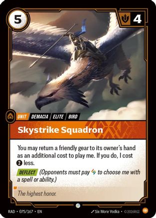 Skystrike Squadron (075/167) [Radiance] Foil