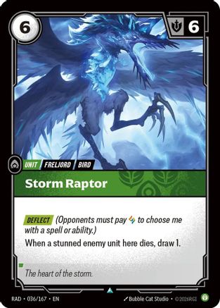 Storm Raptor (036/167) [Radiance] Foil