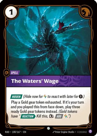 The Waters' Wage (100/167) [Radiance] Foil