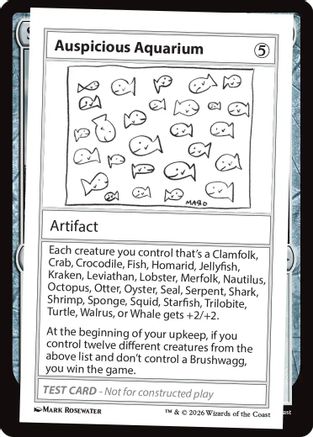 Auspicious Aquarium [Mystery Booster: Convention Edition Exclusives]