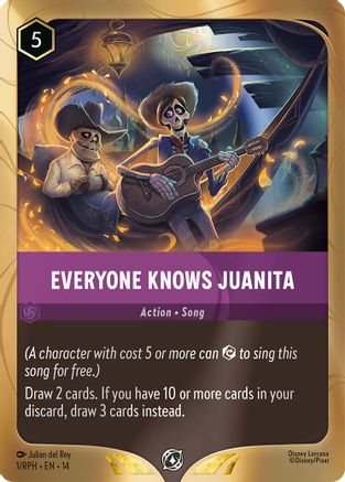 Everyone Knows Juanita (1) [Disney Lorcana Promo Cards] Holofoil