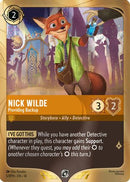 Nick Wilde - Providing Backup (5) [Disney Lorcana Promo Cards] Holofoil
