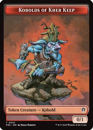Kobolds of Kher Keep // Map Double-Sided Token [Commander: Reality Fracture] Foil