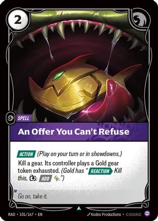 An Offer You Can't Refuse (101/167) [Radiance] Foil