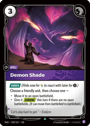 Demon Shade (102/167) [Radiance] Foil