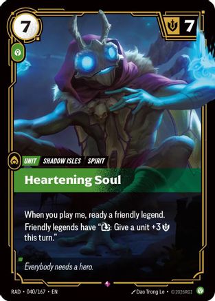 Heartening Soul (040/167) [Radiance] Foil