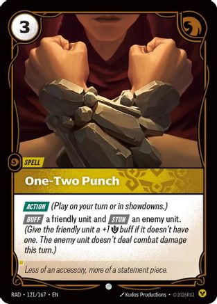 One-Two Punch (121/167) [Radiance] Foil