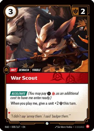 War Scout (008/167) [Radiance]