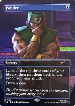 Ponder (7184) [Secret Lair Drop Series] Foil