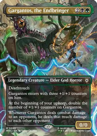Gargantos, the Endbringer (Borderless) [Commander: Marvel: Darkhold Destiny] Foil