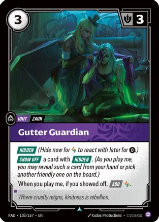 Gutter Guardian (103/167) [Radiance] Foil