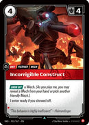 Incorrigible Construct (011/167) [Radiance]
