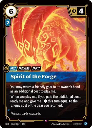 Spirit of the Forge (066/167) [Radiance] Foil