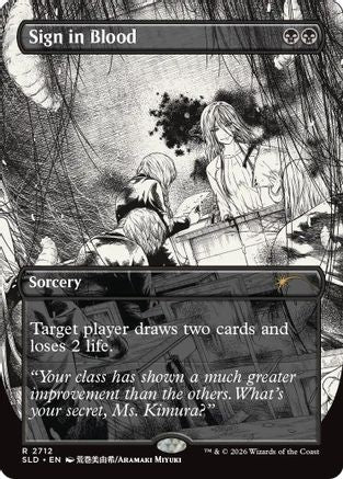 Sign in Blood [Secret Lair Drop Series] Foil