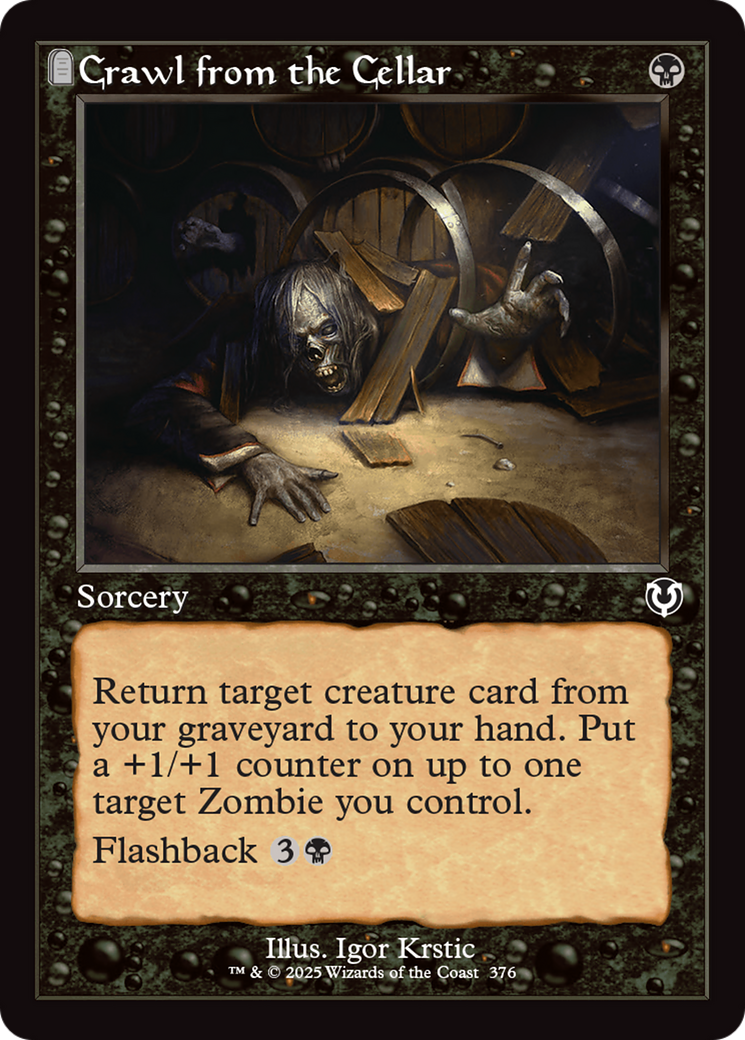 Crawl from the Cellar (Retro Frame): (tombstone) [Innistrad Remastered]