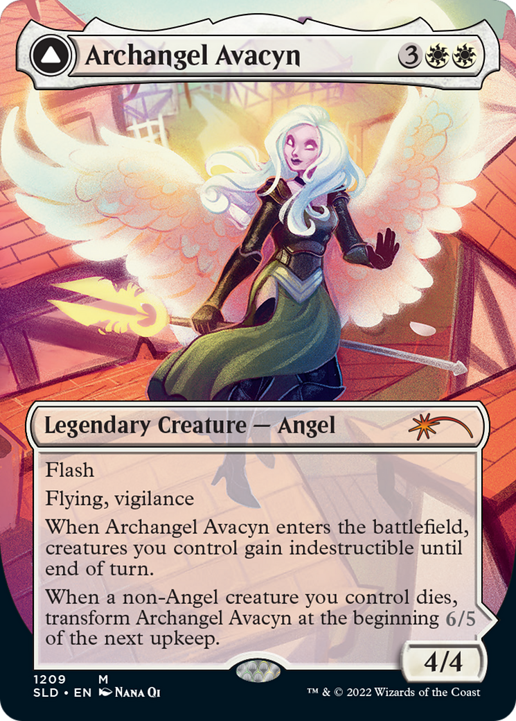 Archangel Avacyn // Avacyn, the Purifier (Display Commander) (Borderle