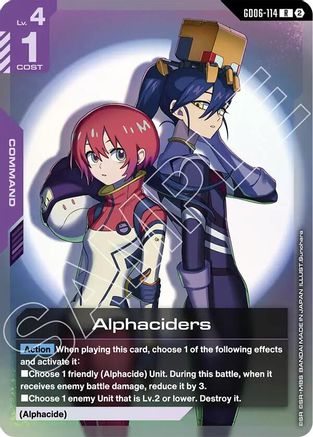 Alphaciders (GD06-114) [Stardust Trails] Holofoil