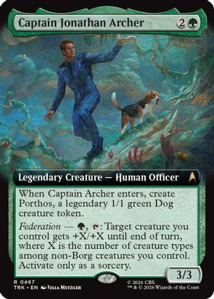 Captain Jonathan Archer (Extended Art) [Star Trek] Foil