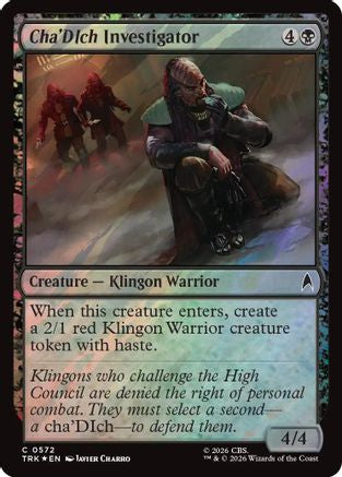 Cha'Dich Investigator (Surge Foil) [Star Trek] Foil