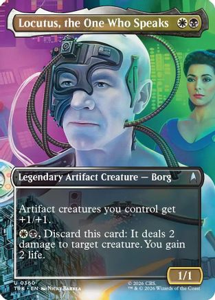 Locutus, the One Who Speaks (Borderless) [Star Trek] Foil