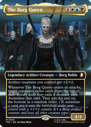 The Borg Queen (Borderless) [Commander: Star Trek] Foil
