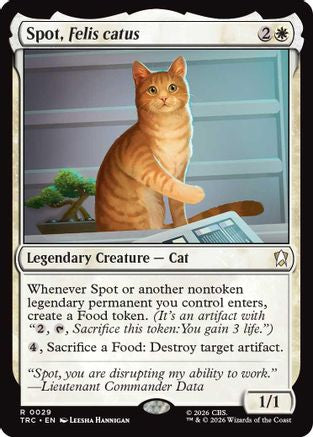 Spot, Felis catus [Commander: Star Trek]
