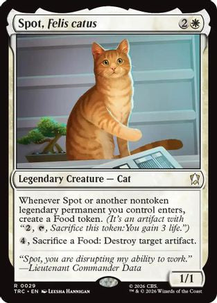 Spot, Felis catus (Surge Foil) [Commander: Star Trek] Foil