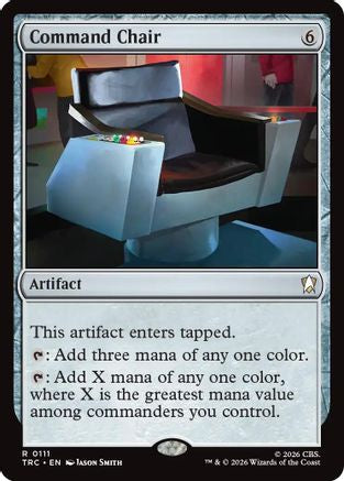 Command Chair (Surge Foil) [Commander: Star Trek] Foil