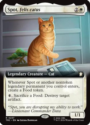 Spot, Felis catus (Extended Art) [Commander: Star Trek]