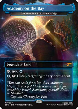 Academy on the Bay - Minamo, School at Water's Edge (Borderless) [Star Trek: Stardates] Foil