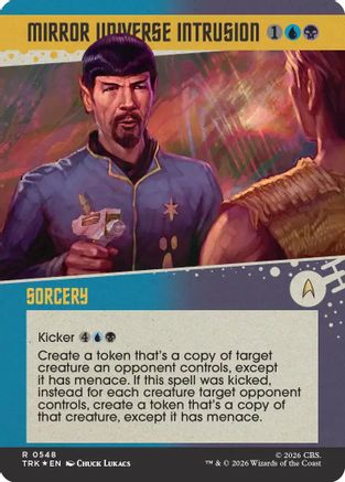 Mirror Universe Intrusion (Showcase) (Surge Foil) [Star Trek] Foil