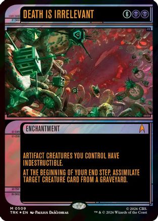 Death Is Irrelevant (Showcase) (Surge Foil) [Star Trek] Foil