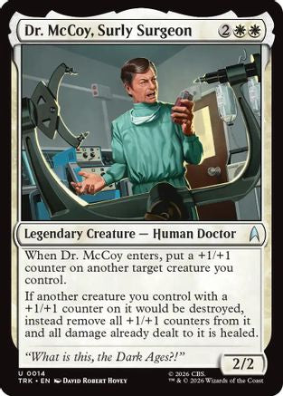 Dr. McCoy, Surly Surgeon [Star Trek] Foil