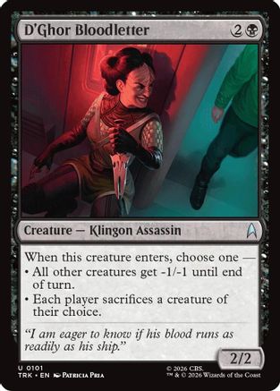 D'Ghor Bloodletter [Star Trek]