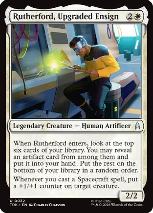 Rutherford, Upgraded Ensign [Star Trek]
