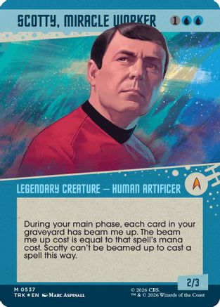 Scotty, Miracle Worker (Showcase) (Surge Foil) [Star Trek] Foil