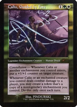 Calix, Guided by Fate (Retro Frame) [Secret Lair Drop Series] Foil