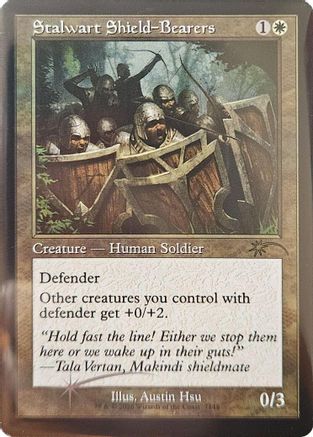 Stalwart Shield-Bearers (Retro Frame) [Secret Lair Drop Series] Foil