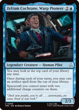 Zephram Cochrane, Warp Pioneer [Star Trek] Foil