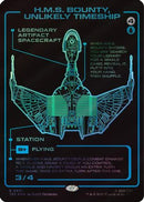 H.M.S. Bounty, Unlikely Timeship (Showcase) (Surge Foil) [Star Trek] Foil