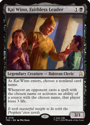 Kai Winn, Faithless Leader [Star Trek] Foil