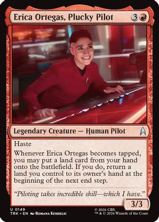 Erica Ortegas, Plucky Pilot [Star Trek] Foil