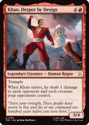 Khan, Despot by Design [Star Trek]