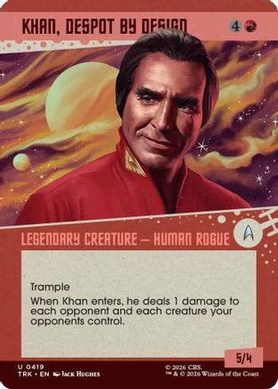 Khan, Despot by Design (Showcase) [Star Trek]