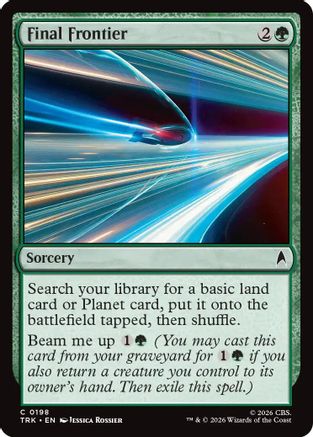Final Frontier [Star Trek] Foil