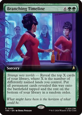 Branching Timeline (Extended Art) [Star Trek] Foil