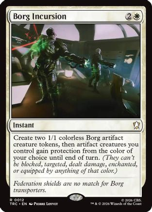 Borg Incursion (Surge Foil) [Commander: Star Trek] Foil