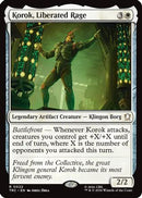 Korok, Liberated Rage (Surge Foil) [Commander: Star Trek] Foil